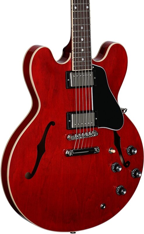 Gibson ES-335 Electric Guitar (with Case), Sixties Cherry, Serial Number 212040362, Full Left Front