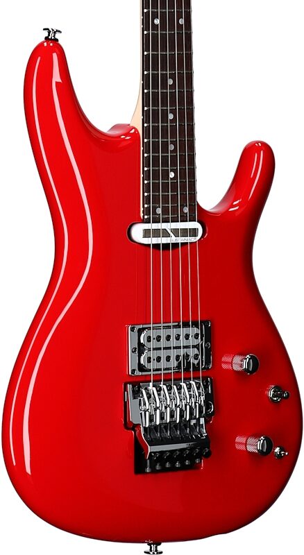 Ibanez Joe Satriani JS2480 Electric Guitar (with Case), Muscle Car Red, Serial Number 210002F2418967, Full Left Front