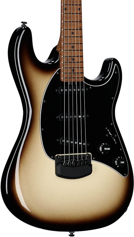 Ernie Ball Music Man Cutlass HT Electric Guitar (with Mono Gig Bag), Brulee, Serial Number H05308, Full Left Front