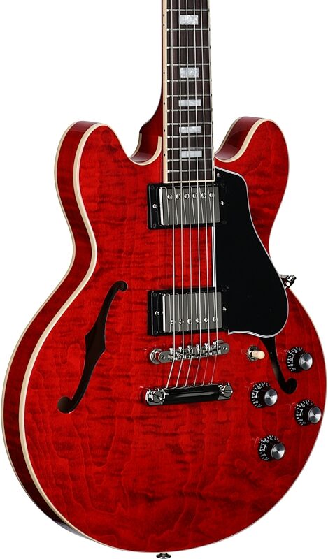 Gibson ES-339 Figured Electric Guitar (with Case), &#039;60s Cherry, Serial Number 215740039, Full Left Front