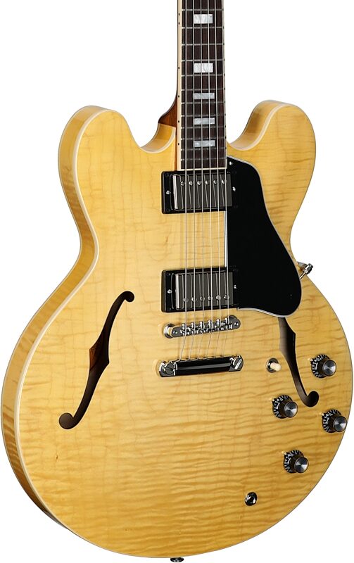 Gibson ES-335 Figured Electric Guitar (with Case), Antique Natural, Serial Number 207440191, Full Left Front