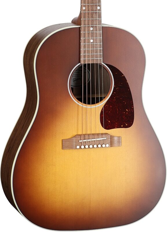 Gibson J-45 Standard Rosewood Acoustic-Electric Guitar (with Case), Rosewood Burst, Serial Number 21634061, Full Left Front