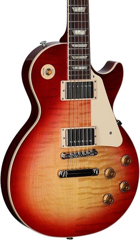 Gibson Exclusive '50s Les Paul Standard AAA Flame Top Electric Guitar (with Case), Heritage Cherry Sunburst, Serial Number 208540070, Full Left Front