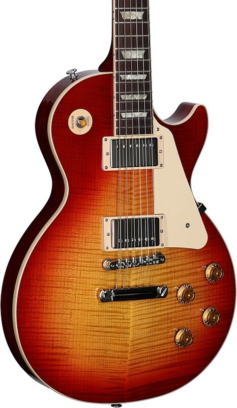 Gibson Exclusive '50s Les Paul Standard AAA Flame Top Electric Guitar (with Case), Heritage Cherry Sunburst, Serial Number 208640082, Full Left Front