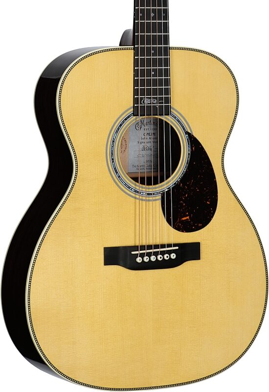 Martin OM-JM John Mayer Special Edition Acoustic-Electric Guitar (with Case), New, Serial Number M2867531, Full Left Front