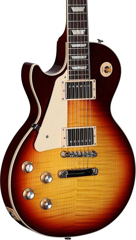 Gibson Les Paul Standard '60s Electric Guitar, Left-Handed (with Case), Bourbon Burst, Serial Number 218540082, Full Left Front