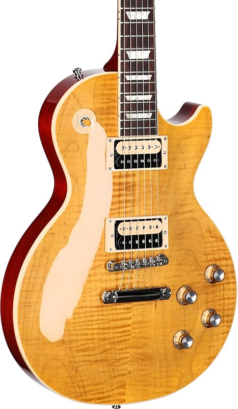 Gibson Slash Les Paul Standard Electric Guitar (with Case), Appetite Amber, Serial Number 215040319, Full Left Front