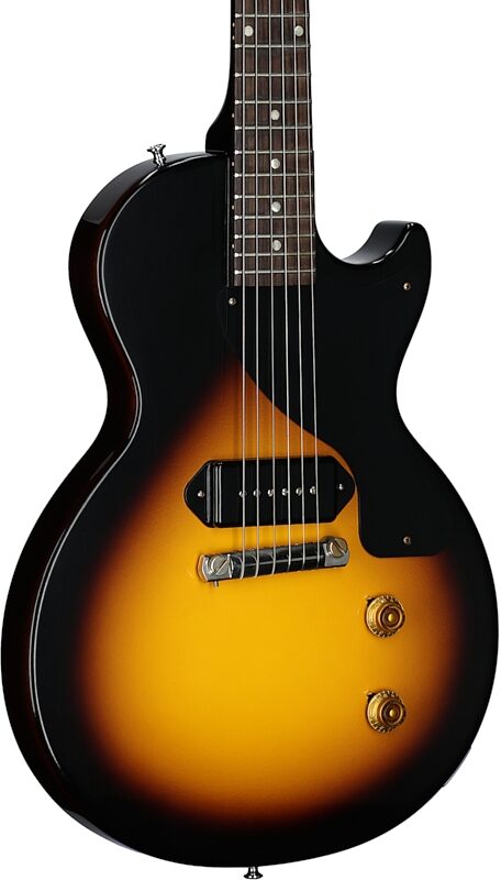 Gibson Custom 1957 Les Paul Junior Reissue Electric Guitar (with Case), Vintage Sunburst, Serial Number 741512, Full Left Front