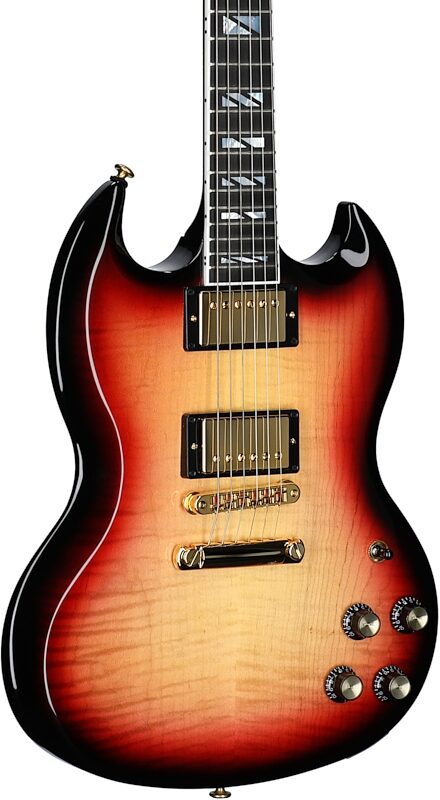 Gibson SG Supreme Electric Guitar (with Case), Fireburst, Serial Number 211540305, Full Left Front