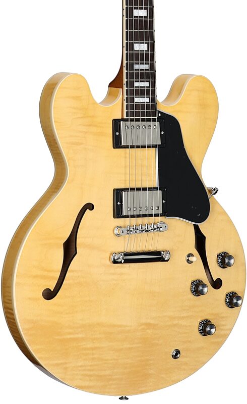 Gibson ES-335 Figured Electric Guitar (with Case), Antique Natural, Serial Number 218040096, Full Left Front