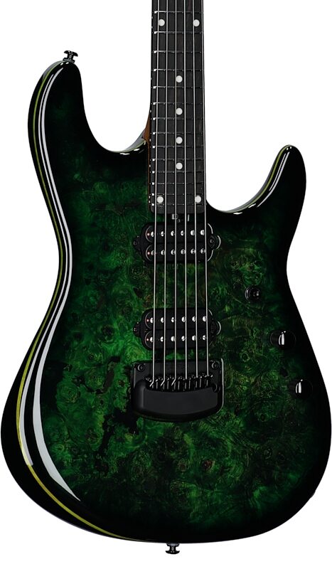 Ernie Ball Music Man Jason Richardson Cutlass HT Electric Guitar, (with Gig Bag), Kokiri Flat, Serial Number S10864, Full Left Front