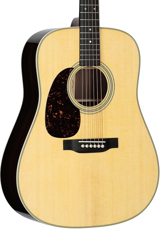 Martin D-28 Dreadnought Acoustic Guitar, Left-Handed (with Case), New, Serial Number M2878309, Full Left Front