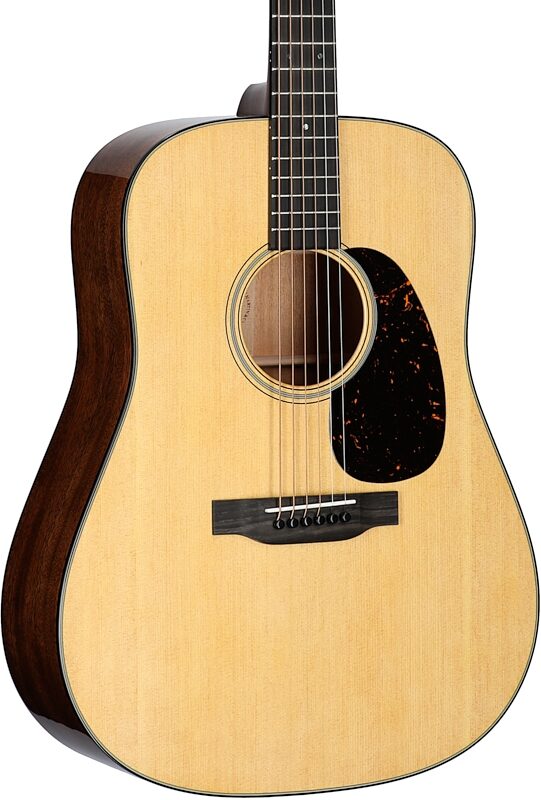 Martin D-18 Dreadnought Acoustic Guitar (with Case), Natural, Serial Number M2876215, Full Left Front