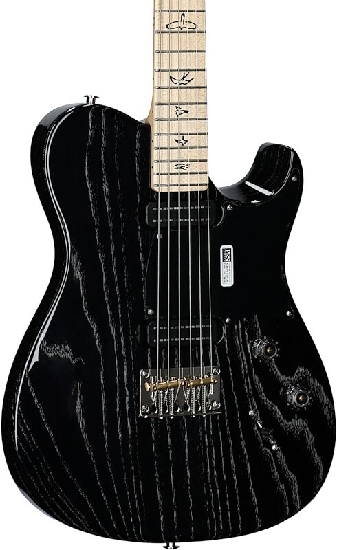 PRS Paul Reed Smith NF 53 Electric Guitar (with Gig Bag), Black Doghair, Serial Number 0390854, Full Left Front