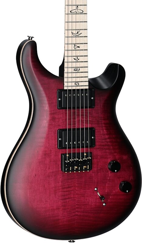 PRS Paul Reed Smith Dustie Waring CE 24 Hardtail Limited Edition Electric Guitar (with Gig Bag), Waring Burst, Serial Number 0393567, Full Left Front