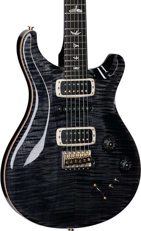 PRS Paul Reed Smith Modern Eagle V 10-Top Electric Guitar, (with case), Gray Black, Serial Number 0388698, Full Left Front