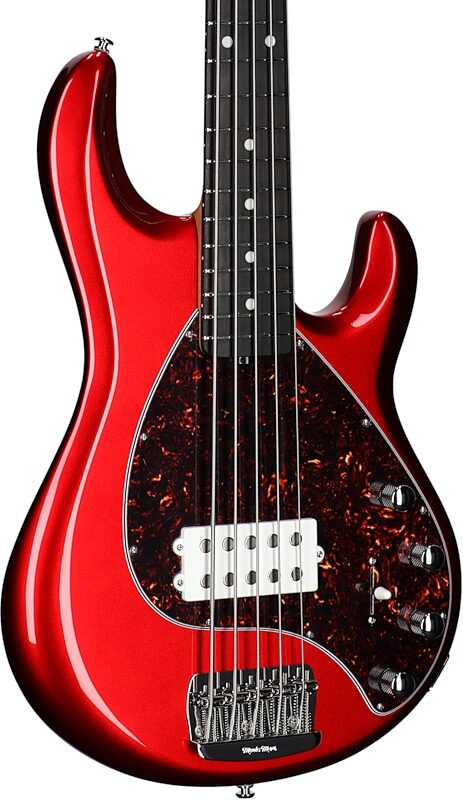 Ernie Ball Music Man StingRay 5 Special Electric Bass, 5-String (with Case), Candyman, Serial Number K04603, Full Left Front