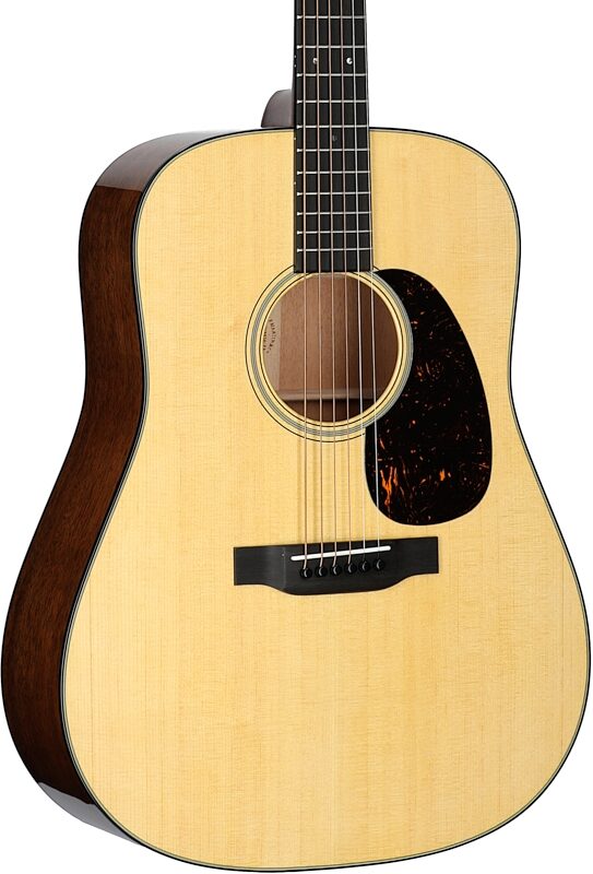 Martin D-18 Dreadnought Acoustic Guitar (with Case), Natural, Serial Number M2878548, Full Left Front