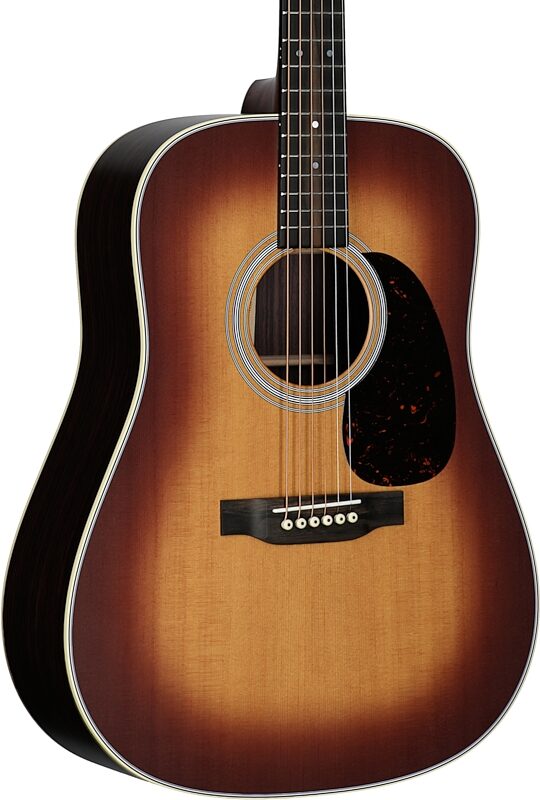 Martin D-28 Satin Acoustic Guitar (with Case), Amberburst, Serial Number M2868909, Full Left Front