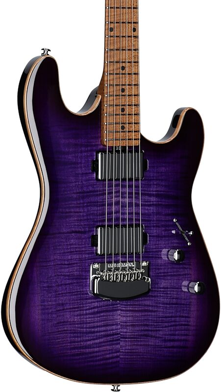 Ernie Ball Music Man Sabre HT Electric Guitar (with Case), Grape Slushie, Serial Number H07998, Full Left Front