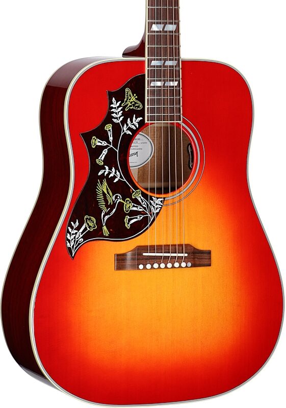 Gibson Hummingbird Standard Acoustic-Electric Guitar, Left-Handed (with Case), Vintage Cherry Sunburst, Serial Number 22574129, Full Left Front