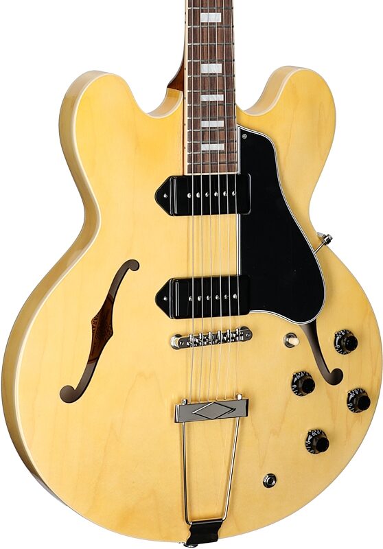 Gibson ES-330 Hollow Body Electric Guitar (with Case), Natural, Serial Number 223940266, Full Left Front