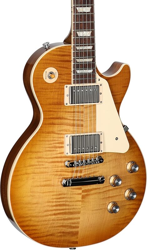 Gibson Exclusive Les Paul Standard '60s AAA Top Electric Guitar (with Case), Dirty Lemon, Serial Number 223240282, Full Left Front