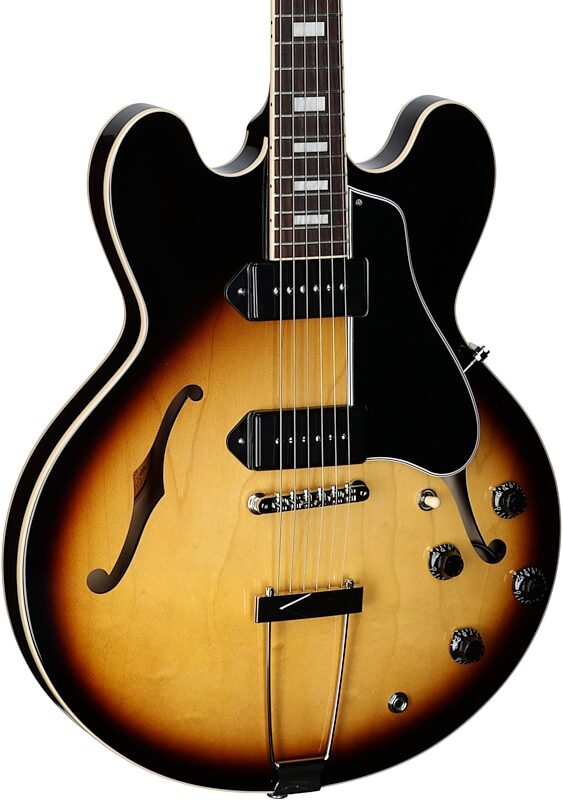 Gibson ES-330 Hollow Body Electric Guitar (with Case), Tobacco Sunburst, Serial Number 228340280, Full Left Front
