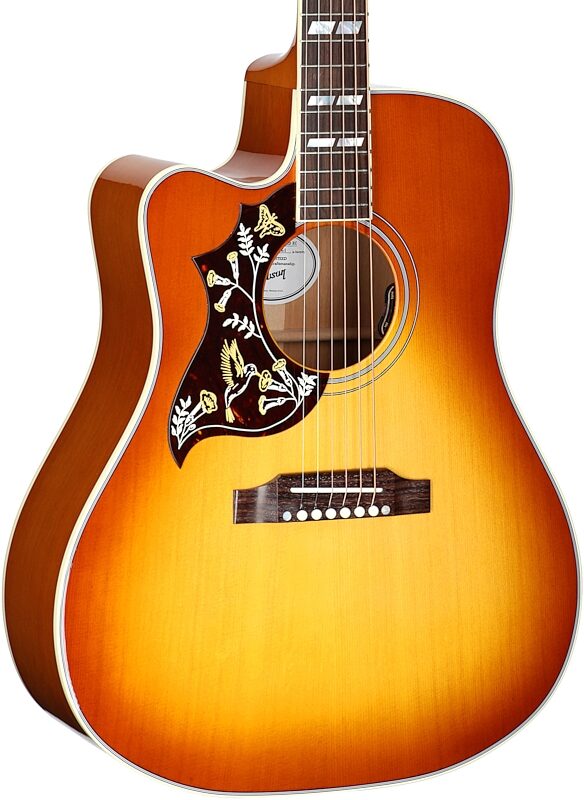 Gibson Hummingbird Standard Acoustic-Electric Guitar, Left-Handed (with Case), Heritage Cherry Sunburst, Serial Number 22964061, Full Left Front