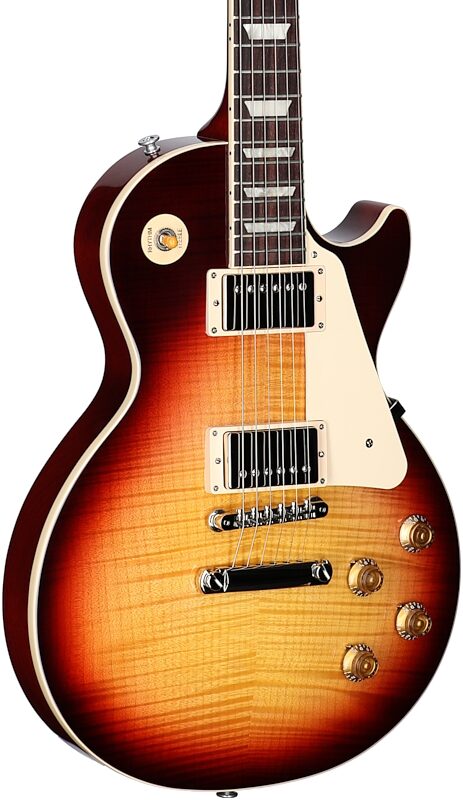 Gibson Les Paul Standard '50s AAA Top Electric Guitar (with Case), Bourbon Burst, Serial Number 230640112, Full Left Front