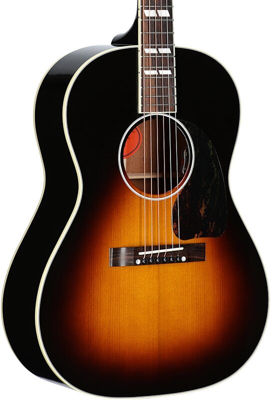 Gibson Nathaniel Rateliff LG-2 Western Acoustic-Electric Guitar (with Case), Vintage Sunburst, Serial Number 22044075, Full Left Front