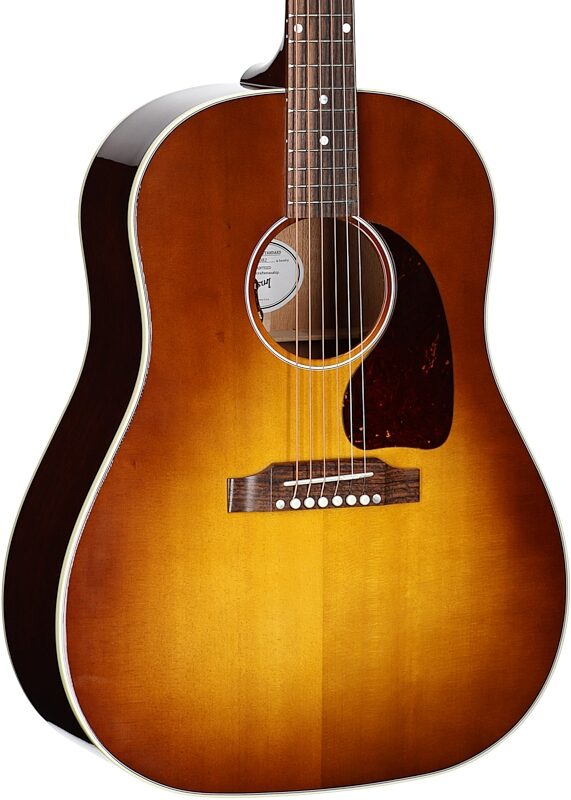 Gibson Limited Edition J-45 Standard Acoustic-Electric Guitar (with Case), Honey Burst, Serial Number 23054082, Full Left Front