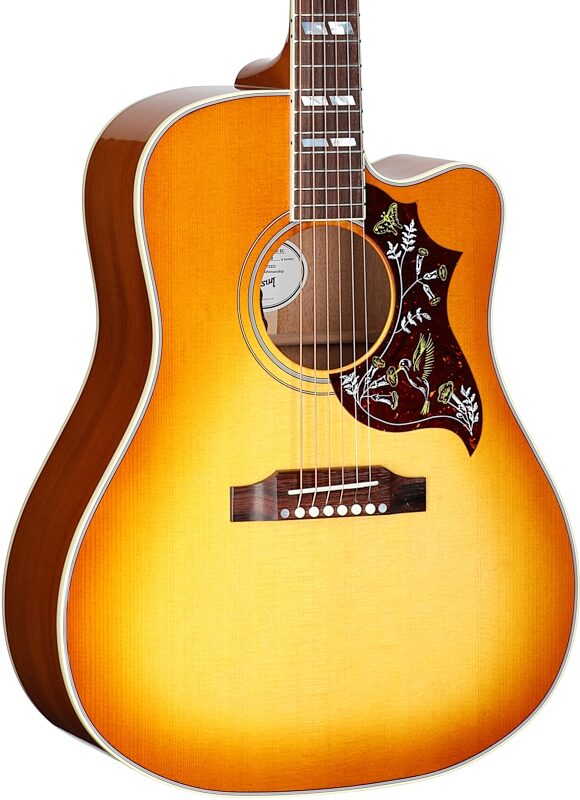 Gibson Hummingbird Standard Acoustic-Electric Guitar (with Case), Heritage Cherry Sunburst, Serial Number 23414098, Full Left Front