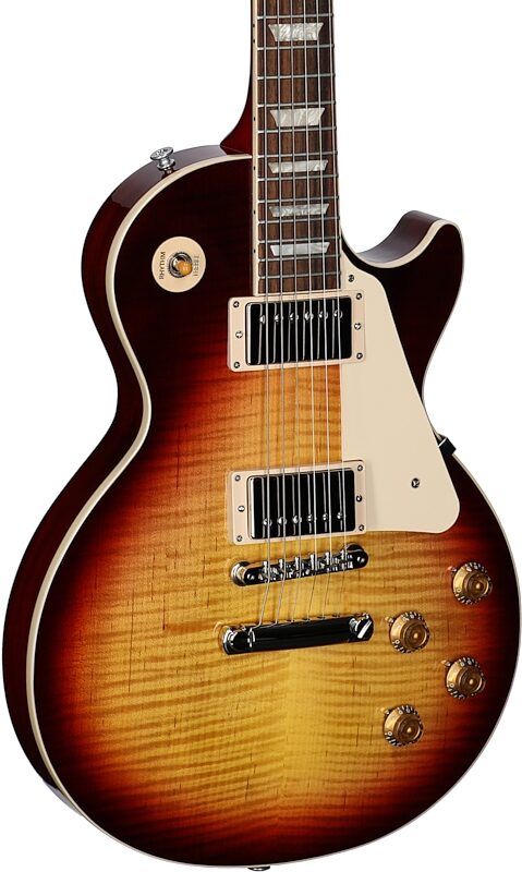 Gibson Les Paul Standard '50s AAA Top Electric Guitar (with Case), Bourbon Burst, Serial Number 233840231, Full Left Front