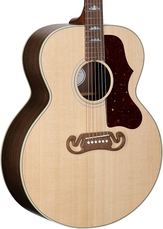 Gibson SJ-200 Studio Walnut Jumbo Acoustic-Electric Guitar (with Case), Satin Natural, Serial Number 20085066, Full Left Front