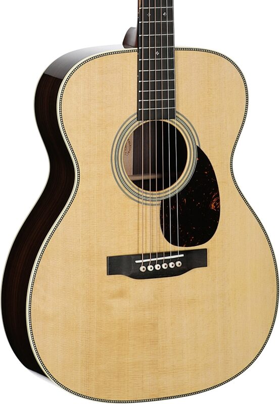Martin OM-28-v2 Acoustic Guitar (with Case), Natural, Serial Number M2923654, Full Left Front