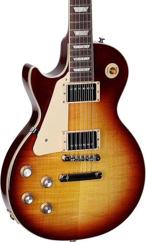 Gibson Les Paul Standard '60s Electric Guitar, Left-Handed (with Case), Bourbon Burst, Serial Number 202250135, Full Left Front
