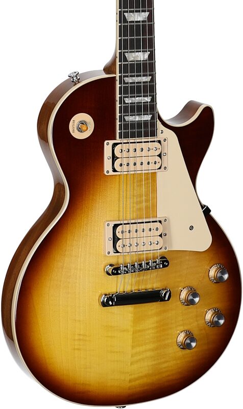 Gibson Limited Edition Les Paul Standard '60s Double Trouble Electric Guitar, Vintage Tobacco, Serial Number 202150112, Full Left Front