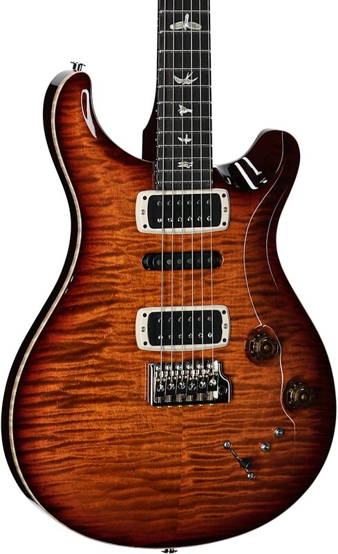 PRS Paul Reed Smith Modern Eagle V Electric Guitar (with Case), Dark Cherry Sunburst, Serial Number 0401371, Full Left Front