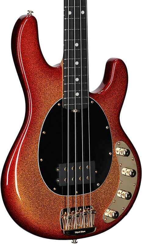 Ernie Ball Music Man StingRay Special Electric Bass (with Case), Cherry Punch, Serial Number K05674, Full Left Front
