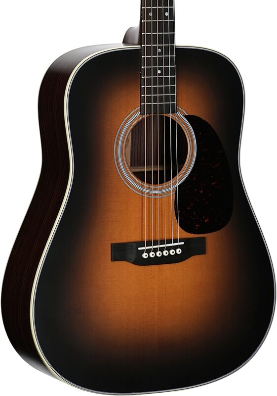 Martin D-28 Satin Acoustic Guitar (with Case), Burst, Serial Number M2914951, Full Left Front