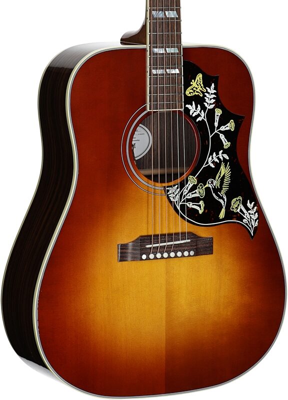 Gibson Hummingbird Standard Rosewood Acoustic-Electric Guitar (with Case), Rosewood Burst, Serial Number 23024068, Full Left Front
