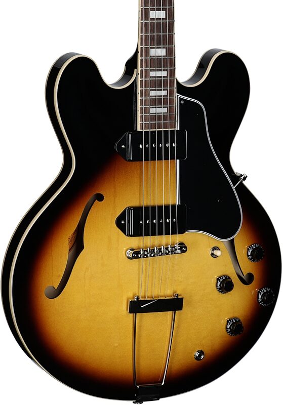 Gibson ES-330 Hollow Body Electric Guitar (with Case), Tobacco Sunburst, Serial Number 233840082, Full Left Front