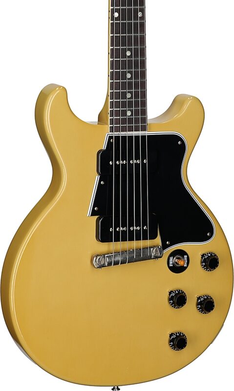 Gibson Custom 1960 Les Paul Special Double Cut Electric Guitar (with Case), TV Yellow, Serial Number 05010, Full Left Front