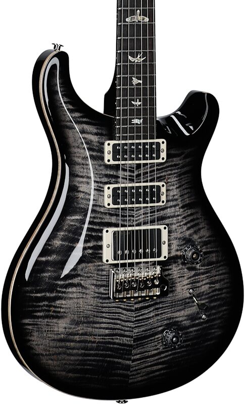 PRS Paul Reed Smith Studio Electric Guitar (with Case), Charcoal Burst, Serial Number 0401479, Full Left Front