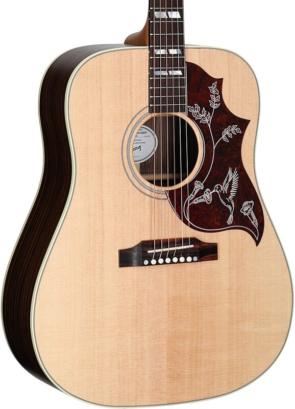 Gibson Hummingbird Studio Rosewood Acoustic-Electric Guitar, Satin Natural, Serial Number 20645108, Full Left Front