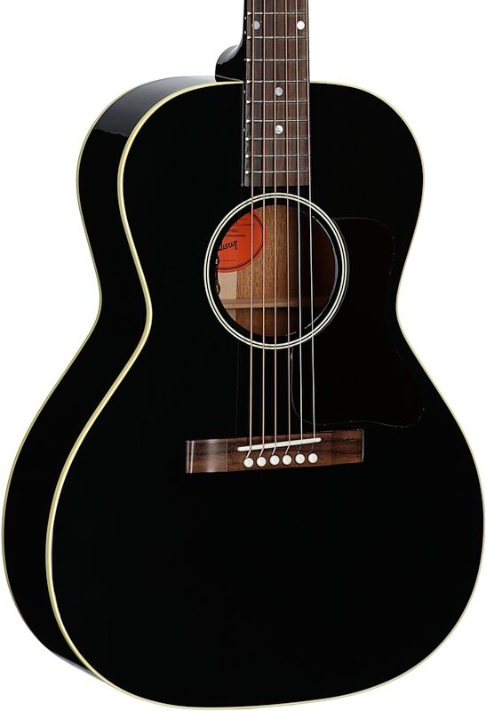 Gibson L-00 Original Acoustic-Electric Guitar (with Case), Ebony, Serial Number 20555079, Full Left Front