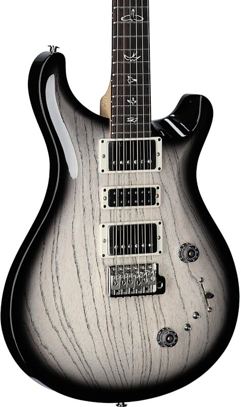 PRS Paul Reed Smith Swamp Ash Special Electric Guitar, with Rosewood Fingerboard (with Gig Bag), White Doghair Smokeburst, Serial Number 0405325, Full Left Front