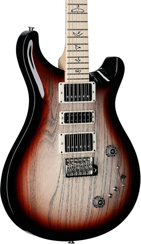 PRS Paul Reed Smith Swamp Ash Special Maple Electric Guitar (with Gig Bag), Jasper Smokeburst, Serial Number 0404830, Full Left Front