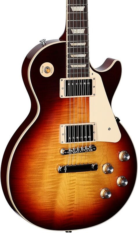 Gibson Exclusive '60s Les Paul Standard AAA Flame Top Electric Guitar (with Case), Bourbon Burst, Serial Number 235240116, Full Left Front